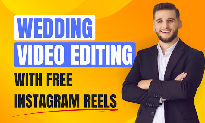 Gig Preview - Do wedding video editing as a editor