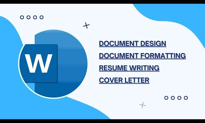 Gig Preview - Design and format your microsoft word document