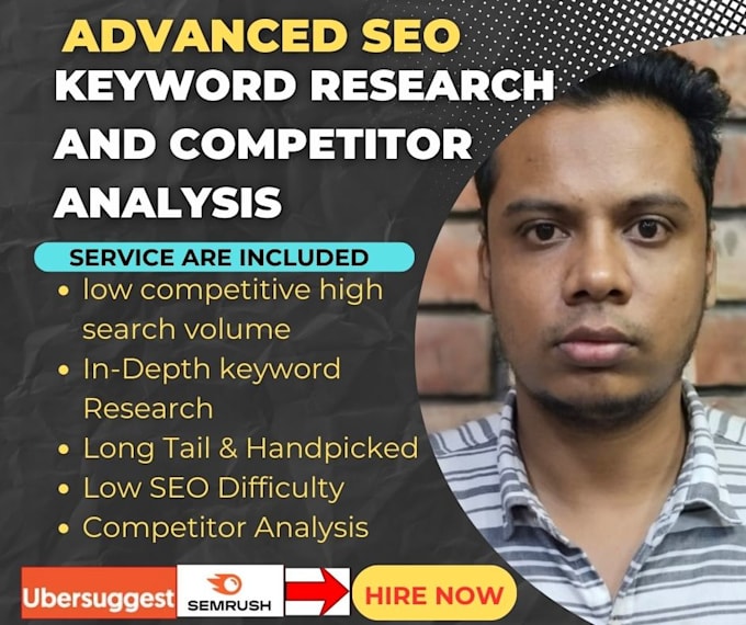 Gig Preview - Provide advanced keyword research and competitor analysis