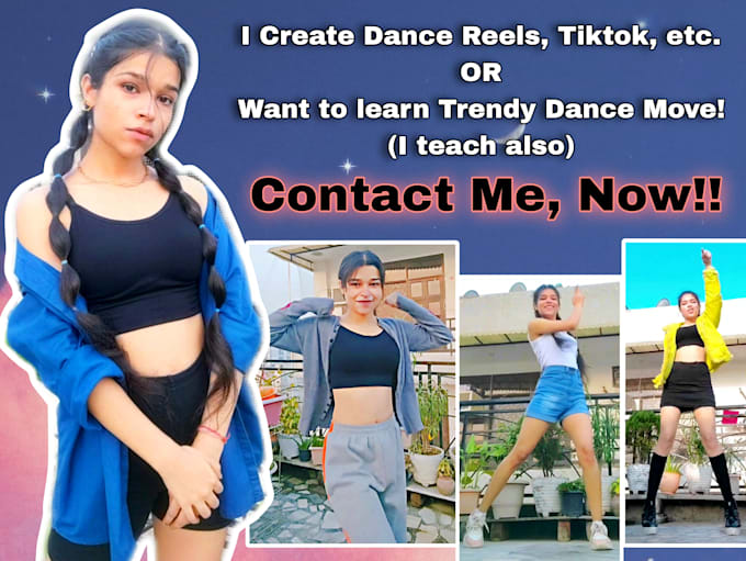 Gig Preview - Create dance video for your tiktok, music etc