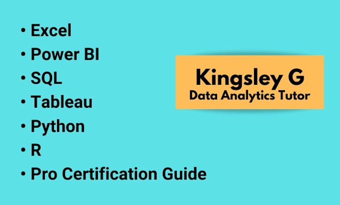 Bestseller - be your data analysis certification tutor