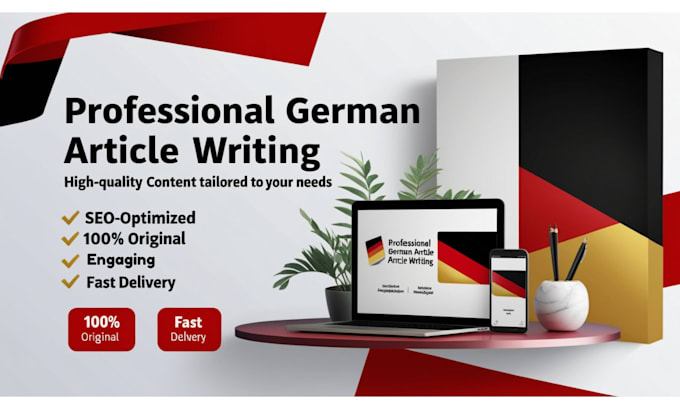 Gig Preview - Write german bulk articles SEO optimized and blog posts website content