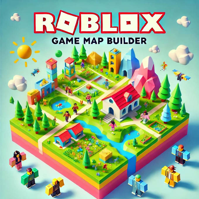 Gig Preview - Roblox game map, low poly roblox map, roblox map builder, quality maps for you