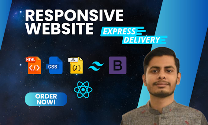 Gig Preview - Design multi page custom website with express delivery