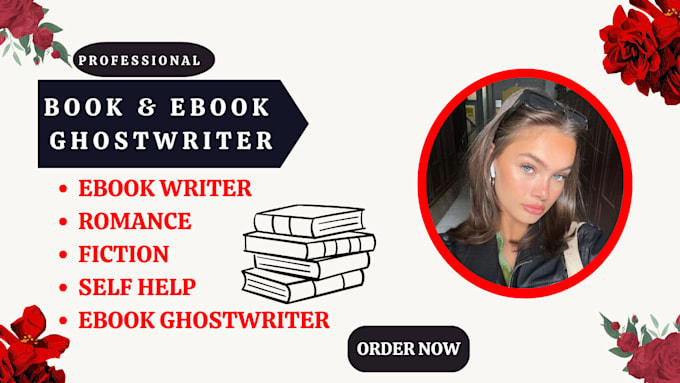 Gig Preview - Be your fiction ghostwriter, romance ghostwriter, romance story, ebook writer