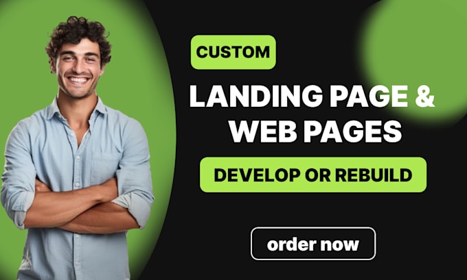 Gig Preview - Make a responsive landing page and personal webpages