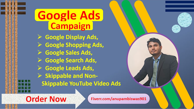 Gig Preview - Run google display, sales, search, leads, shopping, video and PPC ads campaign