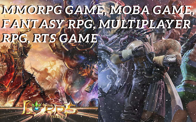 Gig Preview - Develop mmorpg game, moba game, fantasy rpg, multiplayer rpg, rts game