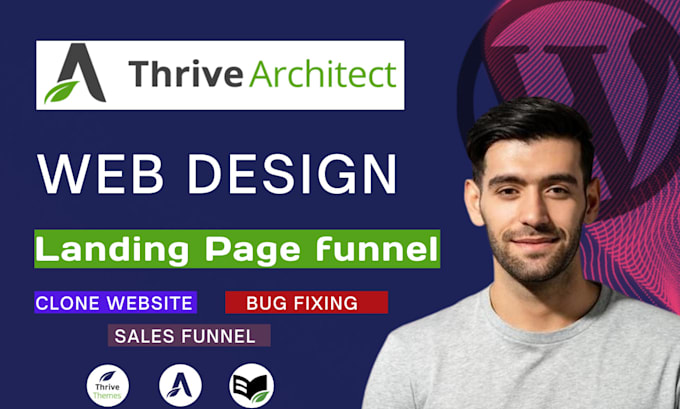 Gig Preview - Design thrive architect, thrive landing page using thrive theme builder