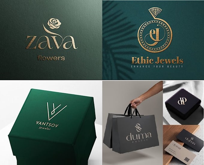 Bestseller - do luxury fashion, jewelry, boutique, minimalist logo design with in 24 hours