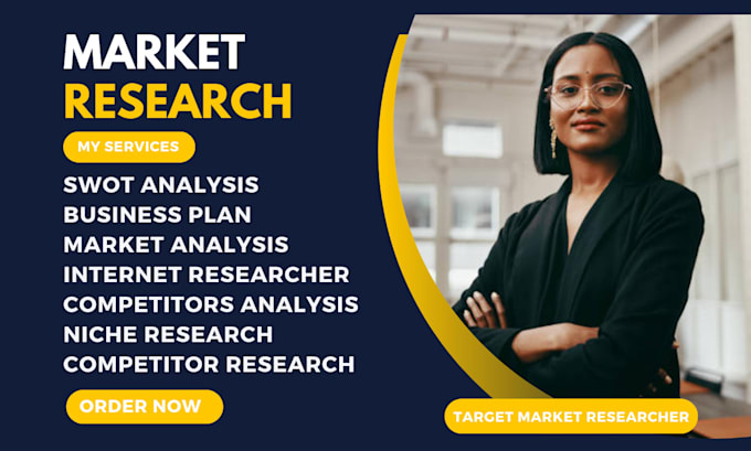 Gig Preview - Conduct a powerful comprehensive market research analysis