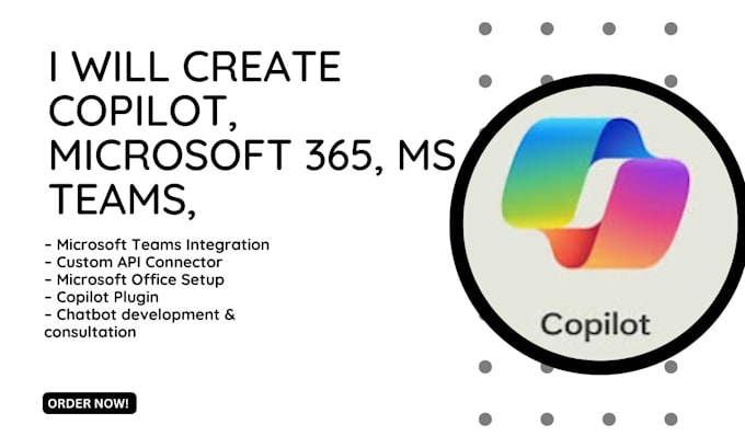 Gig Preview - Create a copilot studio, microsoft 365, ms teams, and chatbot or ai