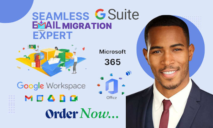 Gig Preview - Seamless email migration, data migration to google workspace, microsoft 365