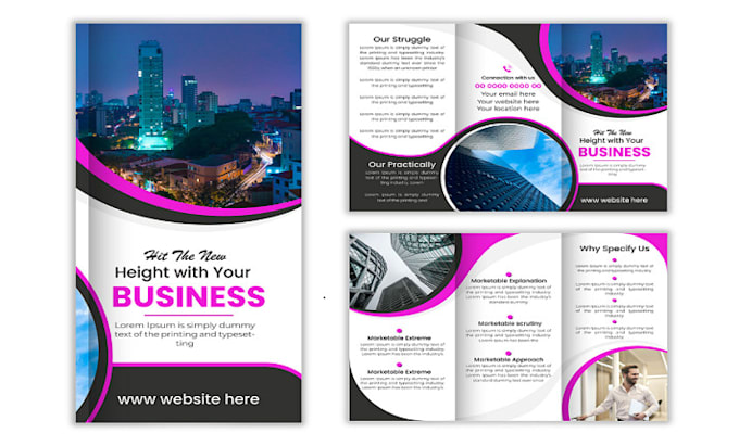 Gig Preview - Design brochure ads flyer ads poster ad banner ad business flyers