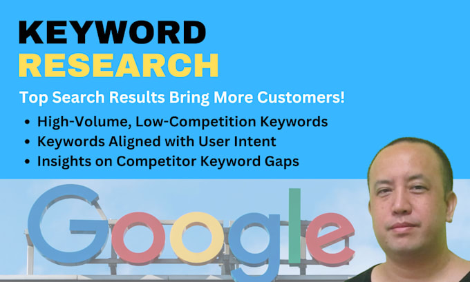 Gig Preview - Conduct keyword research for your website to improve SEO