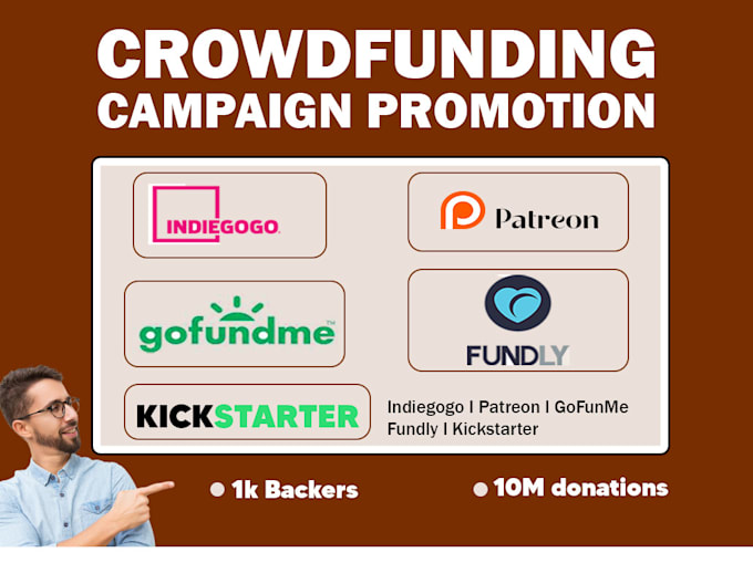 Gig Preview - Enhance gofundme, wefunder ,patreon, crowdrise crowdfund campaigns