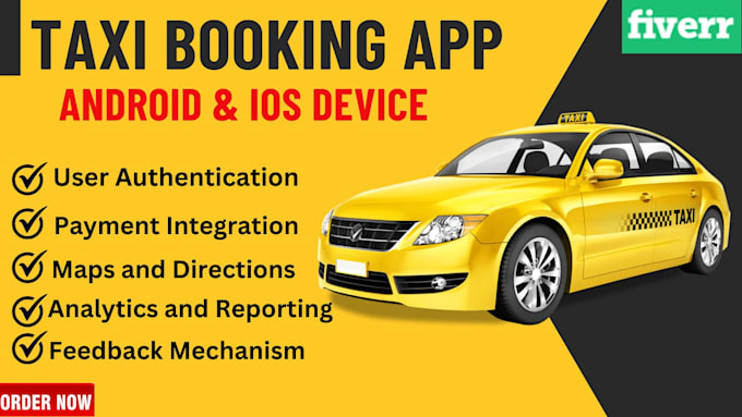 Bestseller - develop taxi booking app for android and ios mobile device