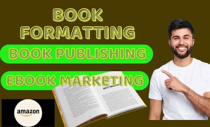 Gig Preview - Book formatting publish book on amazon KDP kindle formatting book publishing