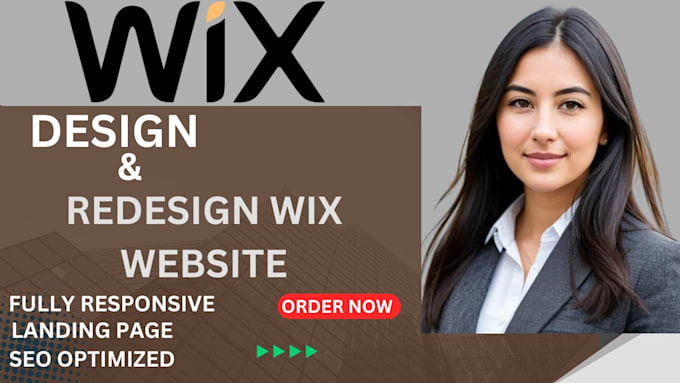 Gig Preview - Design wix, redesign wix website,develop wix website