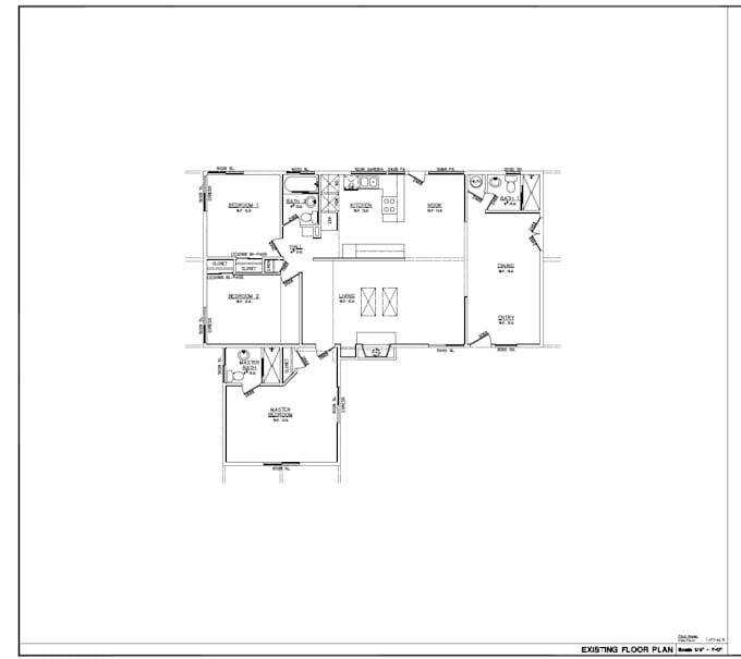 Bestseller - draw up floor plans, site plans, elevations, and section cuts on cad