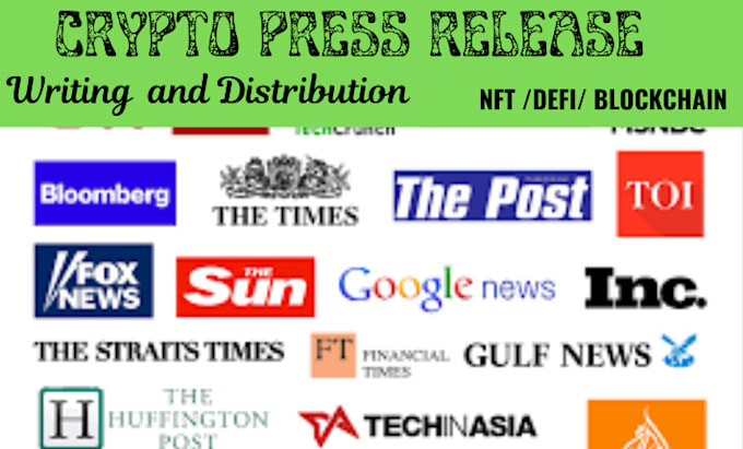 Gig Preview - Write crypto press release, nft press release, crypto press release distribution