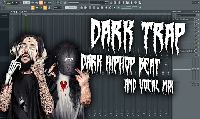 Bestseller - make dark hiphop dark trap beat for you or mix your vocal