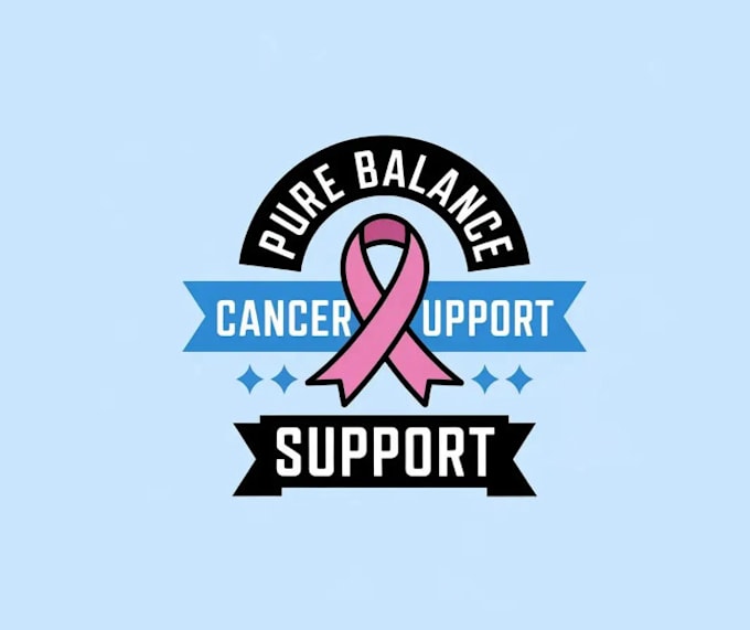 Gig Preview - Design wordmark redesign pure balance cancer support logo