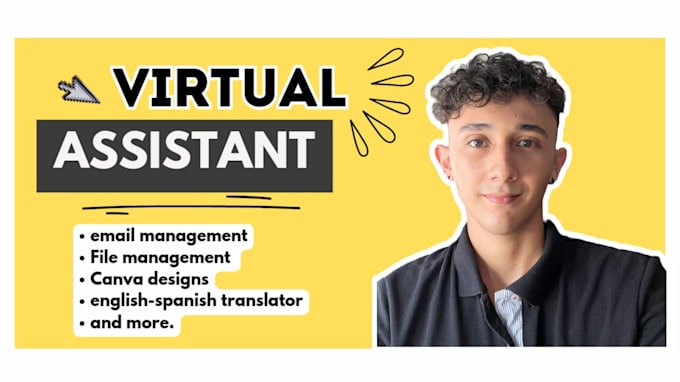 Gig Preview - Be your virtual assistant in english and spanish