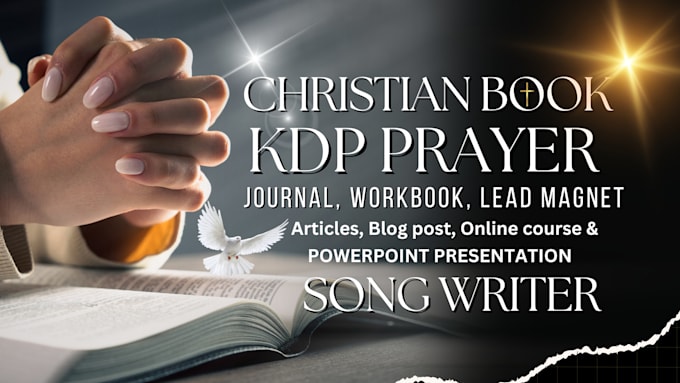 Gig Preview - Write christian ebook, kdp christian writing, online course, ebook ghostwriter