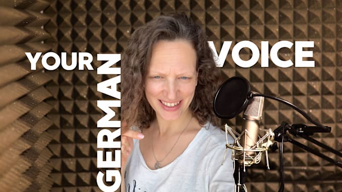 Gig Preview - Record a professional german female spokesperson video