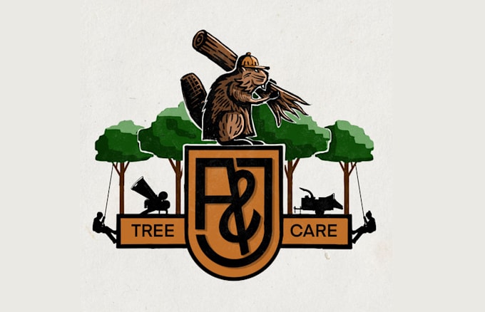 Gig Preview - Design powerful cool tree service company logo