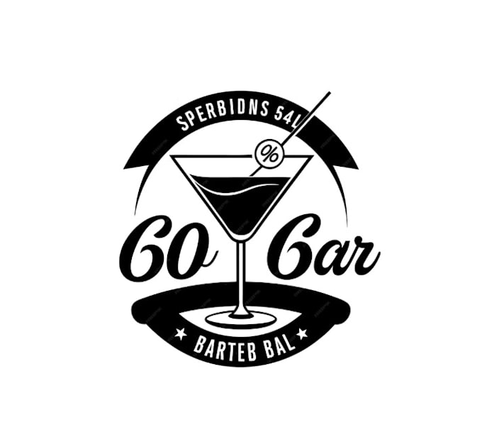 Gig Preview - Design professional bar drink logo creative modern branding