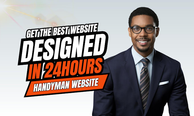 Gig Preview - Design handyman website, roofing, hvac, plumbing website using wordpress or wix