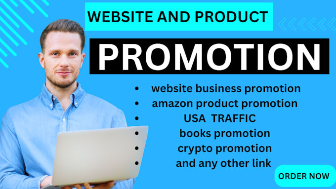 Gig Preview - Advertise or promote your website business, product and any link