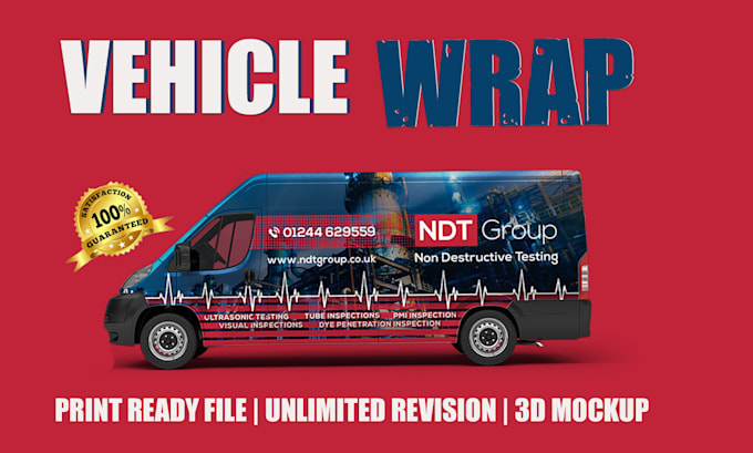 Gig Preview - Design awesome vehicle wrap, car wrap, van wrap design