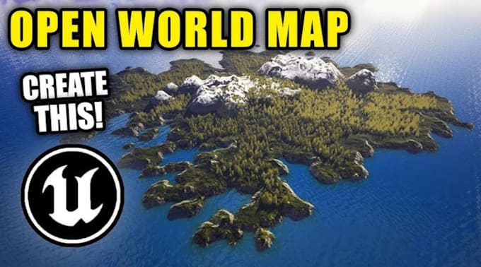 Gig Preview - 3d game map,unreal engine map,world map,fantasy map,isometric map,fortnite map