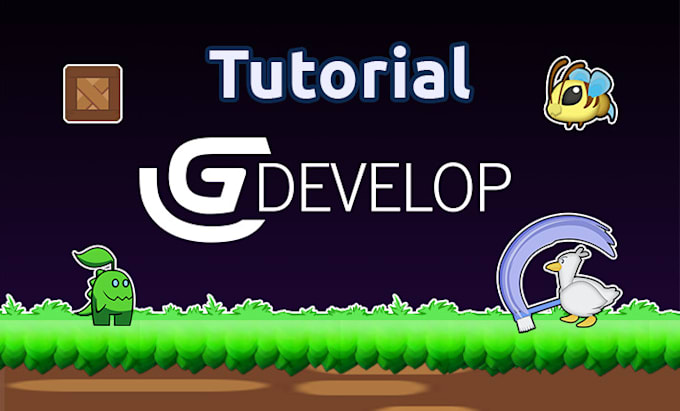 Gig Preview - Help you how to make game in gdevelop, gdevelop tutorial