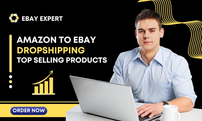 Gig Preview - Do amazon to ebay dropshipping top listings