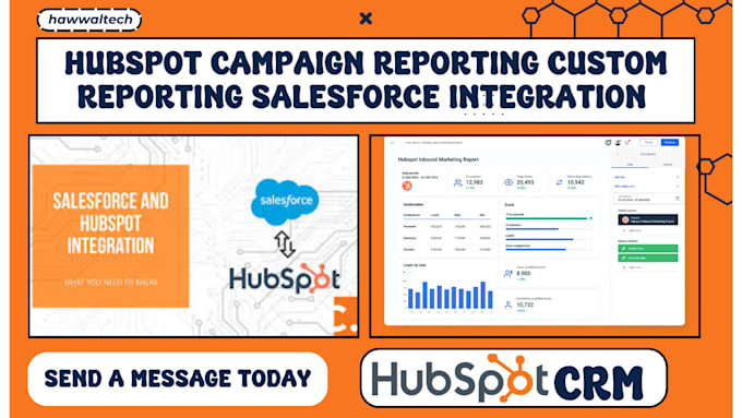 Gig Preview - Do hubspot campaign reporting custom reporting salesforce integration on hubspot