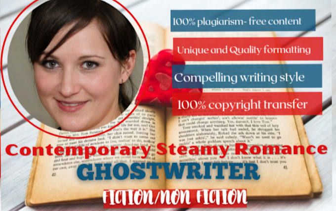 Gig Preview - Be your steamy romance ebook ghostwriter super fast