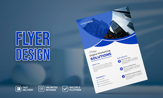 Gig Preview - Design professional business flyer posters brochures design