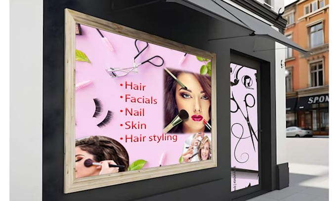 Bestseller - design creative shopfront or storefront window graphics