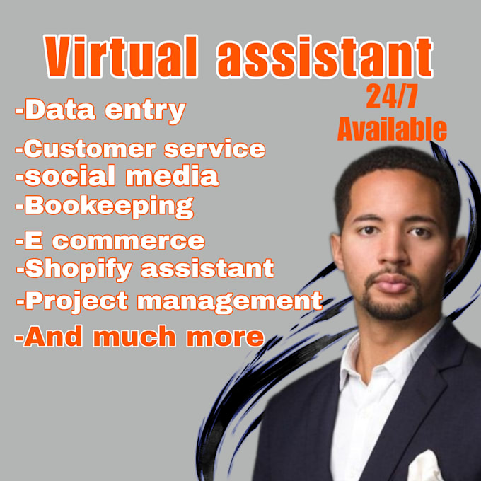 Gig Preview - Professional virtual assistant for all kind of work