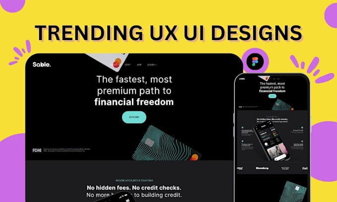 Gig Preview - Do web UI UX, landing page, website design in figma