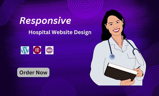 Gig Preview - Design hospital medical medicine dental website design