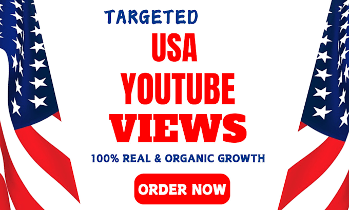 Gig Preview - Do USA youtube promotion, USA video promotion to active audience