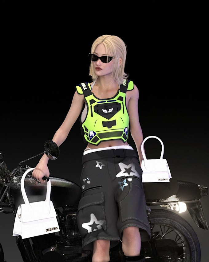 Gig Preview - Do 3d bag animation, clutch design , leather fashion bag, textile backpack purse