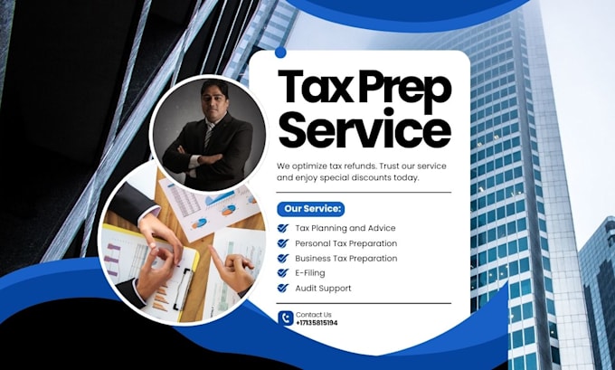 Gig Preview - Minimize your US tax filing  1040 1065 1120 returns