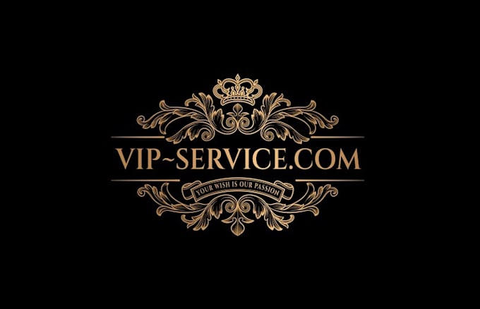 Gig Preview - Luxury concierge service agency logo design