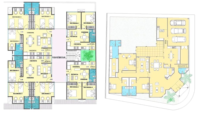 Gig Preview - Draft architectural floor plans, elevations and sections in autocad